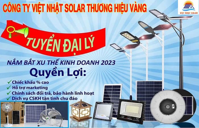 Tuyển Đại Lý Việt Nhật Solar