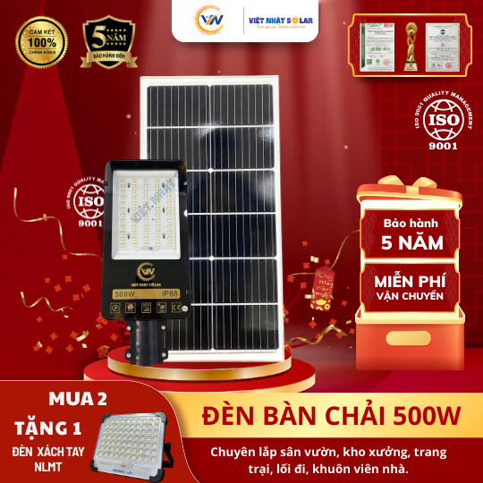 Top 7 Đèn Năng Lượng Mặt Trời Bán Chạy Nhất Hiện Nay 12 Đèn Bàn Chải 500W