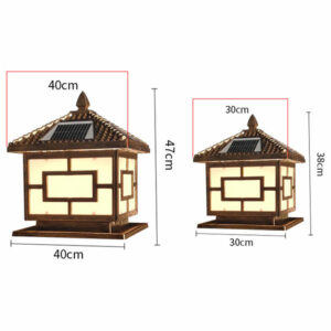 Đèn Trụ Cổng Năng Lượng Mặt Trời