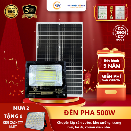 Top 7 Đèn Năng Lượng Mặt Trời Bán Chạy Nhất Hiện Nay 16 Đèn Pha LED 5054 - 500W