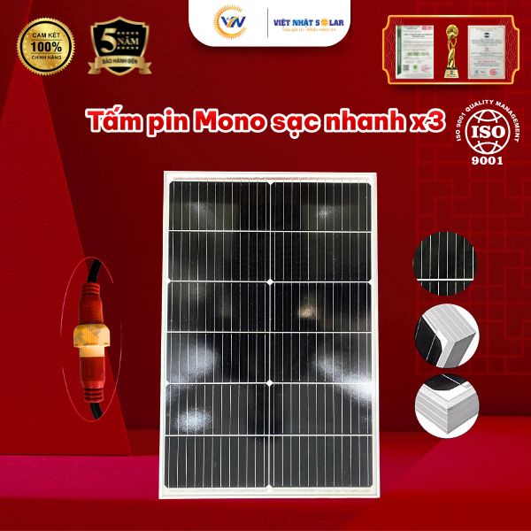 Kích Thước Tấm Pin Năng Lượng Mặt Trời Bao Nhiêu Là Chuẩn? 1 Bí Quyết Tránh Mua Phải "Công Suất Ảo" 18 Tấm Pin Đèn bàn chải 800W