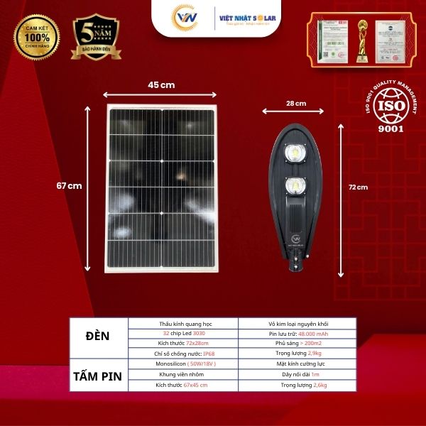Đèn Đường Chiếc Lá VN 100W 34 Đèn đường chiếc lá VN 100W