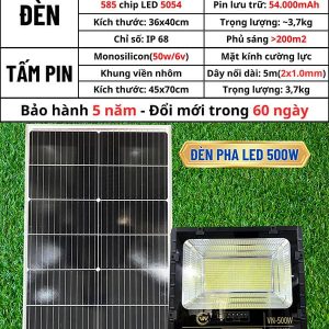 Đèn Pha LED 5054 - 500W