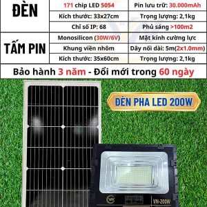 Đèn Pha LED VN 200W