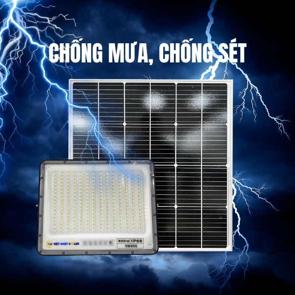 Cảnh Báo Mùa Mưa Bão: Nguy Cơ Chập Điện Ngoài Sân Và Cách Xử Lý Triệt Để Bằng Đèn Năng Lượng Mặt Trời 13 Đèn Việt Nhật Solar đều đảm bảo chỉ số IP68
