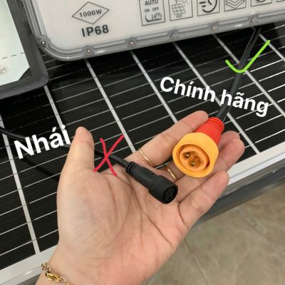 Dây đèn chính hãng và đèn giả