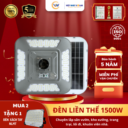 Top 7 Đèn Năng Lượng Mặt Trời Bán Chạy Nhất Hiện Nay 10 ĐÈN LIỀN THỂ UFO 1500W