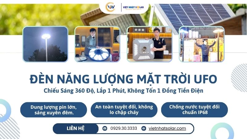 Đèn Năng Lượng Mặt Trời UFO Liền Thể: Giải Pháp Chiếu Sáng 360 Độ, Lắp Đặt 1 Phút, Không Tốn 1 Đồng Tiền Điện 8 Đèn Năng Lượng Mặt Trời UFO