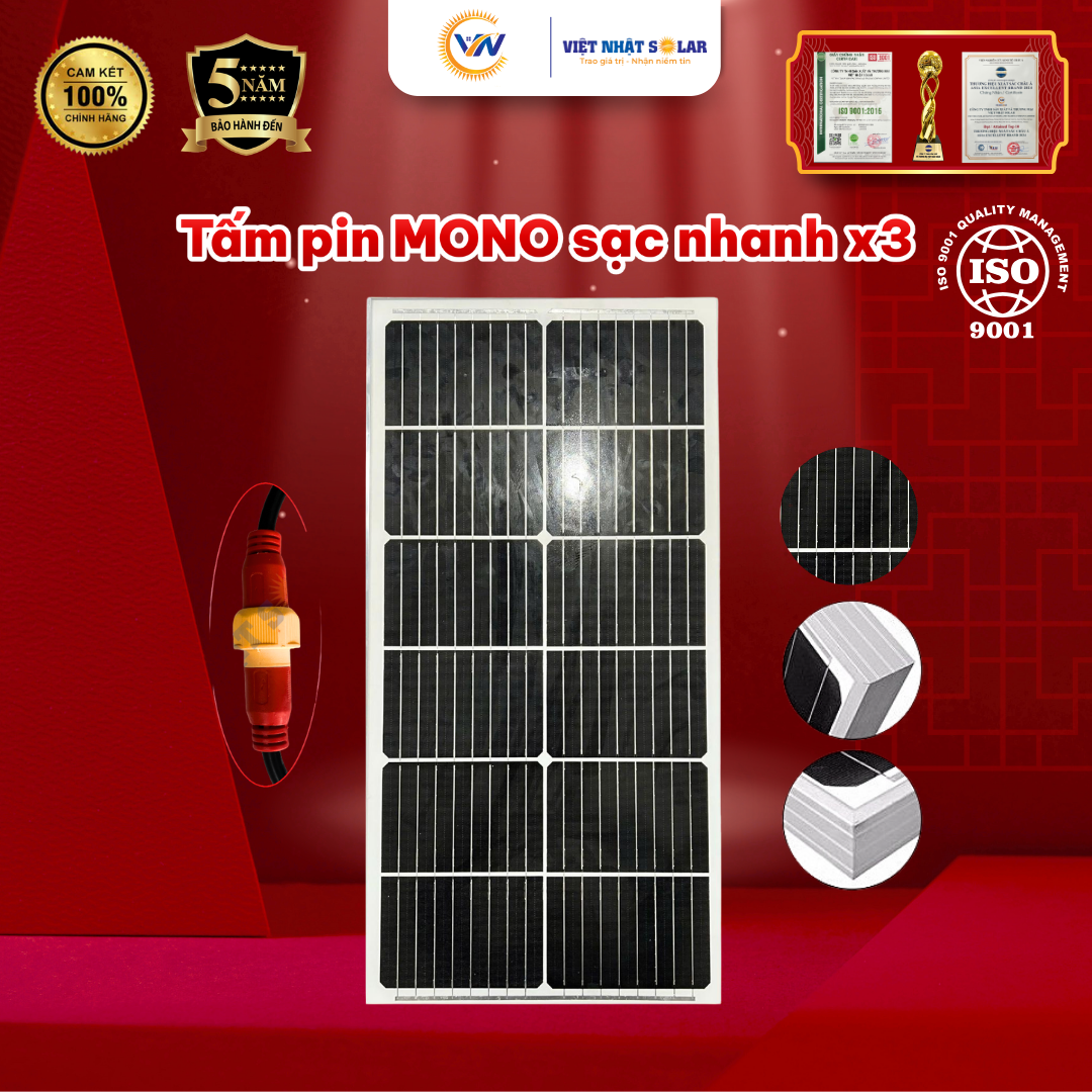 Đèn Ốp Trần 1000W Bản Nâng Cấp 2026: Giải Pháp Ánh Sáng Đa Sắc, Không Tốn Tiền Điện 7 Tấm pin đèn ốp trần 1000w